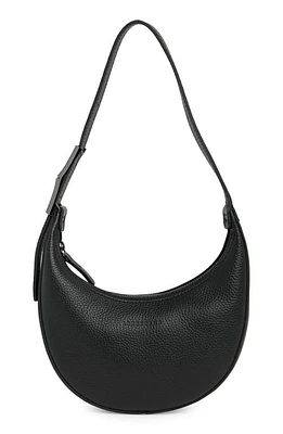 Longchamp Roseau Essential Half Moon Hobo Bag in Black at Nordstrom