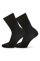 Smartwool Everyday Cable 2-Pack Crew Socks Black at Nordstrom,