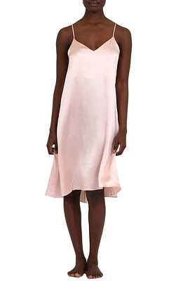 Papinelle Pure Silk Slip Nightgown Pink at Nordstrom,