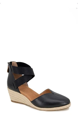 GENTLE SOULS BY KENNETH COLE Orya Espadrille Wedge Sandal Black at Nordstrom,