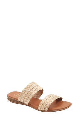 André Assous Narice Clear Slide Sandal Beige at Nordstrom,