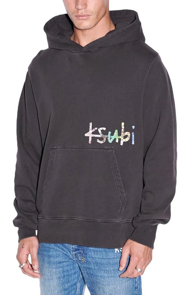 Ksubi Kulture Kash Cotton Graphic Hoodie in Black at Nordstrom, Size Large