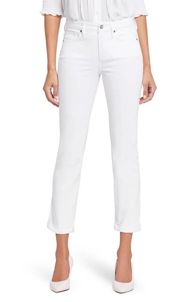 NYDJ Sheri Slim Ankle Jeans Optic White at Nordstrom,