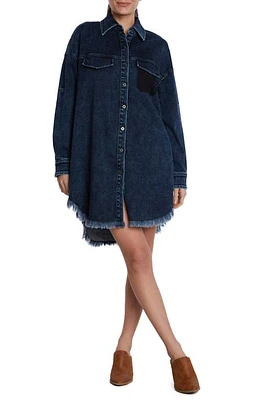 Wash Lab Denim Mini Shirtdress at Nordstrom,