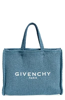 Givenchy Soft Raffia G-Tote in Denim Blue at Nordstrom