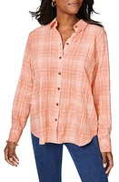 Foxcroft Rhea Plaid Easy Care Button-Up Shirt at Nordstrom,