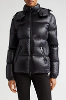 Moncler Fourmine Nylon Down Jacket Black at Nordstrom,