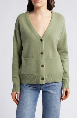 Treasure & Bond Cotton Blend Cardigan at Nordstrom,