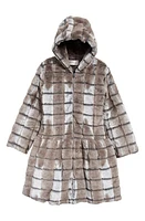 Kids' Widgeon Faux Fur Hooded Coat Ccb - Cookie Cream Bun at Nordstrom,