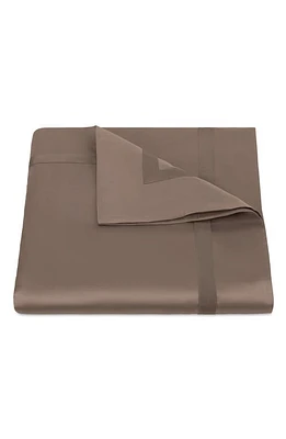 Matouk Nocturne Duvet Cover in Mocha at Nordstrom