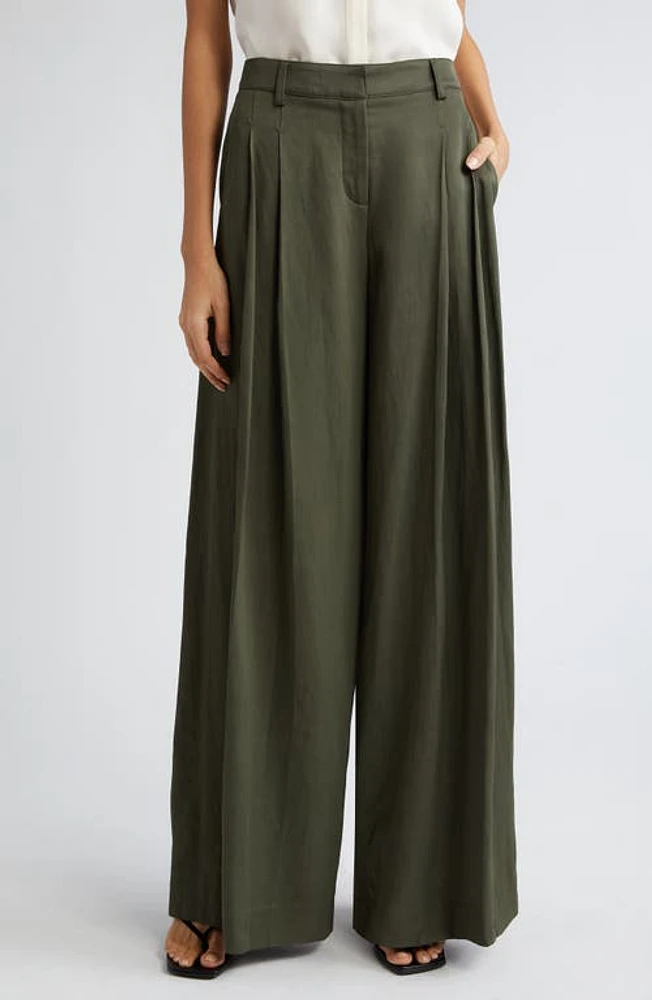 TWP New Didi Wide Leg Pants Ivy at Nordstrom,