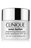 Clinique Even Better Brightening Moisturizer SPF 20 at Nordstrom, Size 1.7 Oz