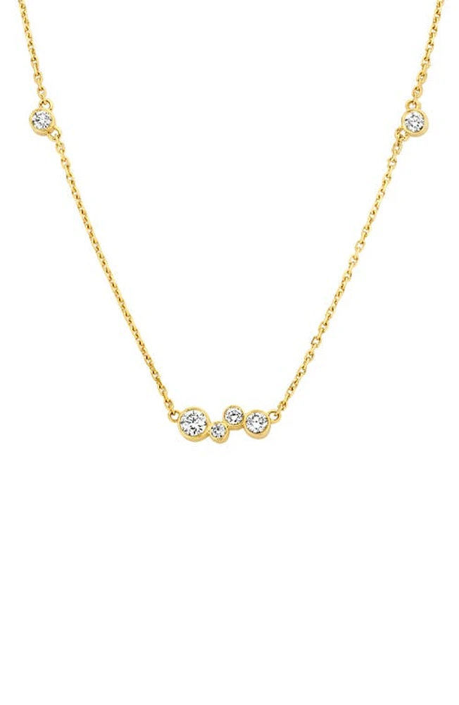 Kimai Luna Lab Created Diamond Necklace in Yellow at Nordstrom