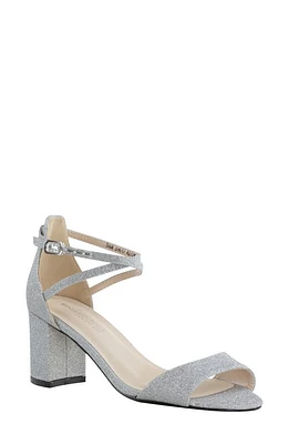 Touch Ups Jackie Block Heel Sandal Silver at Nordstrom,