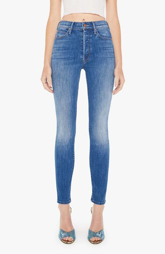 MOTHER The Stunner Hover High Waist Ankle Skinny Jeans We Got Beat at Nordstrom,