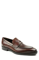 Bruno Magli Nathan Penny Loafer Rust Calf at Nordstrom,