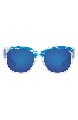 Costa Del Mar 58mm Polarized Square Sunglasses in Blue at Nordstrom