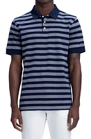 Bugatchi Stripe Mercerized Cotton Polo at Nordstrom,