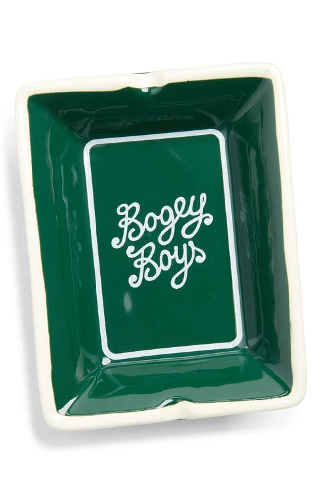 BOGEY BOYS Logo Script Tray in Green at Nordstrom