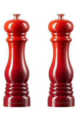 Le Creuset Salt & Pepper Mill Set in Cerise at Nordstrom