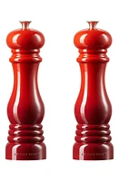 Le Creuset Salt & Pepper Mill Set in Cerise at Nordstrom