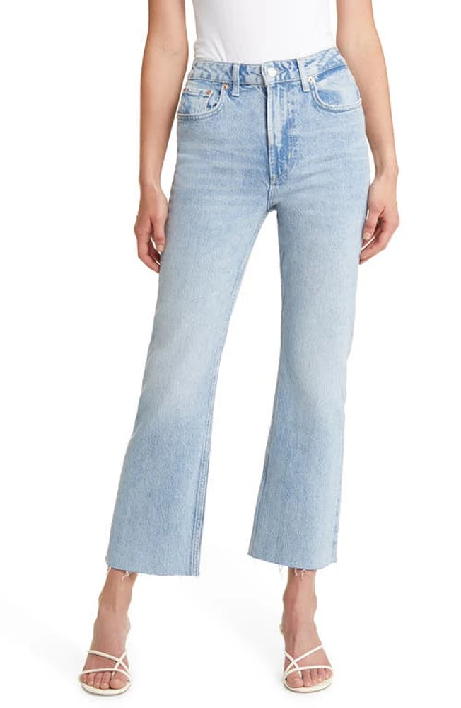 Rails Sunset High Waist Crop Flare Jeans in Snowbird at Nordstrom, Size 27