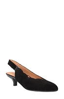 L'Amour des Pieds Hulda Kitten Heel Slingback Pump Black at Nordstrom,