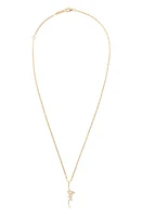 Lana Diamond Love Pendant Necklace in Yellow Gold at Nordstrom, Size 18