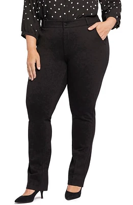 NYDJ Sculpt-Her Classic Trousers Black at Nordstrom,