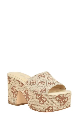 GUESS Yapplea Platform Slide Sandal Medium at Nordstrom