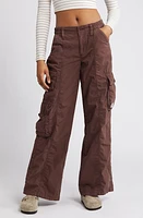 BDG Urban Outfitters Y2K Cotton Cargo Pants Chocolate at Nordstrom,