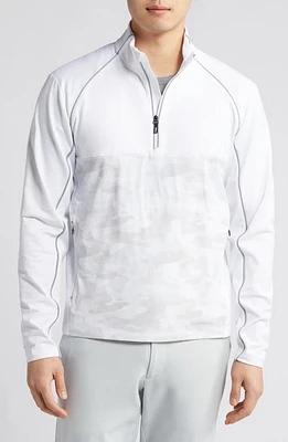 johnnie-O Keiser Camo Half Zip Performance Pullover at Nordstrom, R