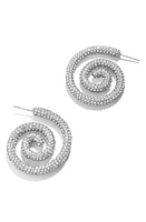 BaubleBar Nicole Spiral Earrings in Silver at Nordstrom