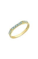 Bony Levy 14K Gold Stacking Ring London Blue Topaz at Nordstrom,