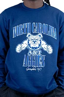 9tofive Aggies Crewneck Sweatshirt Navy at Nordstrom,