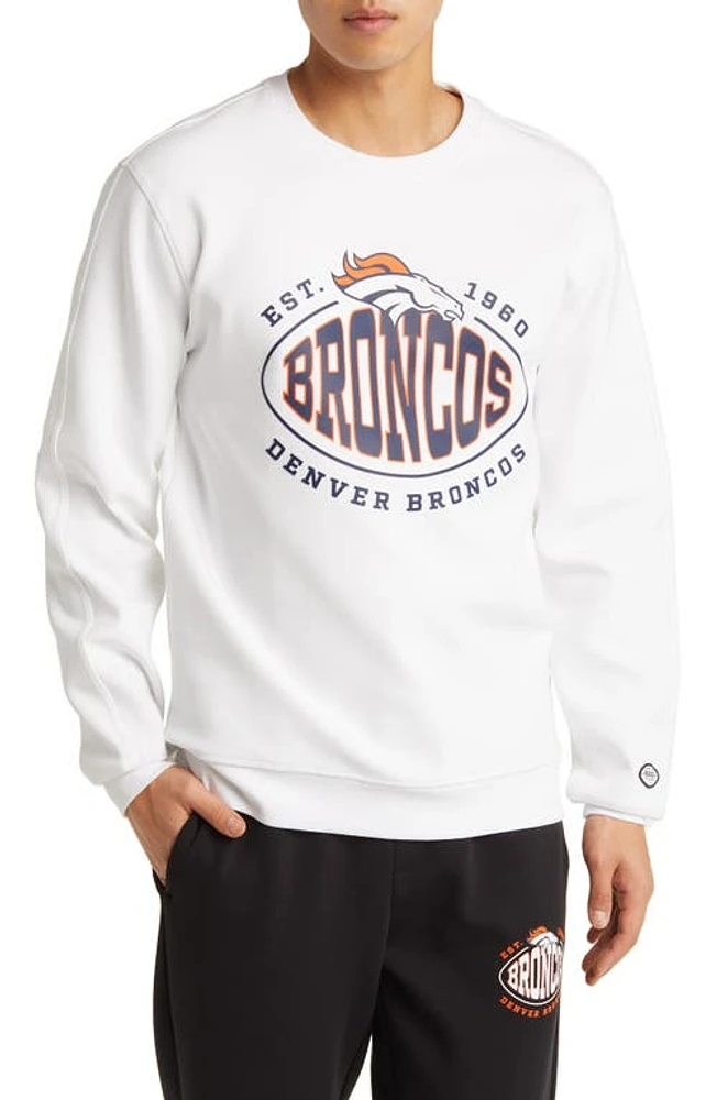 BOSS x NFL Crewneck Sweatshirt in Denver Broncos White at Nordstrom, Size Small