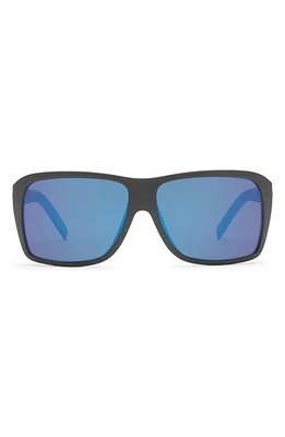 Electric Bristol 52mm Polarized Square Sunglasses in Matte Black/Blue Polar Pro at Nordstrom