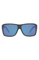 Electric Bristol 52mm Polarized Square Sunglasses in Matte Black/Blue Polar Pro at Nordstrom