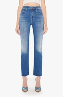 MOTHER The Insider Flood High Waist Frayed Hem Bootcut Jeans We Got Beat at Nordstrom,