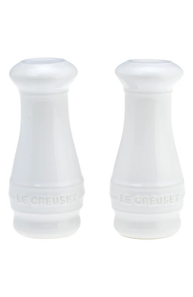 Le Creuset Salt & Pepper Shaker Set in White at Nordstrom