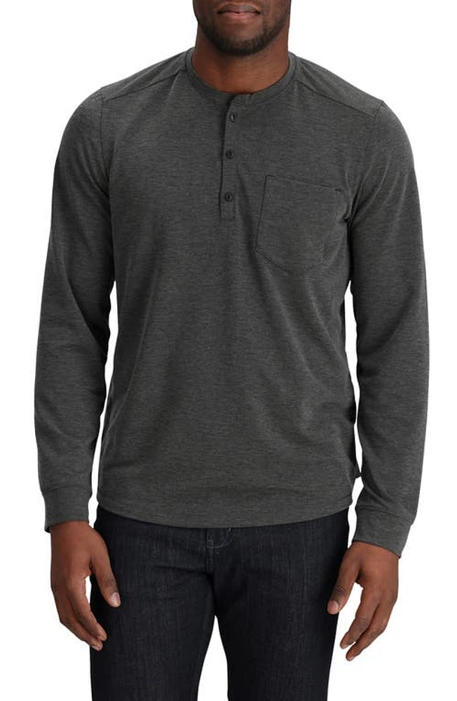 Outdoor Research Aberdeen Long Sleeve Pocket Henley Heather at Nordstrom,