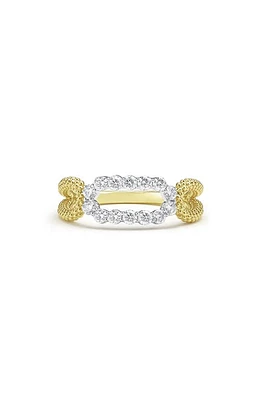 LAGOS Signature Caviar Superfine Oval Diamond Ring in Gold at Nordstrom, Size 7