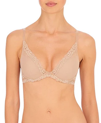 Natori Luxe Plunge T-Shirt Bra in Cafe at Nordstrom