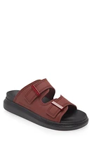 Alexander McQueen Oversize Hybrid Slide Sandal Burgundy/Burgundy at Nordstrom,