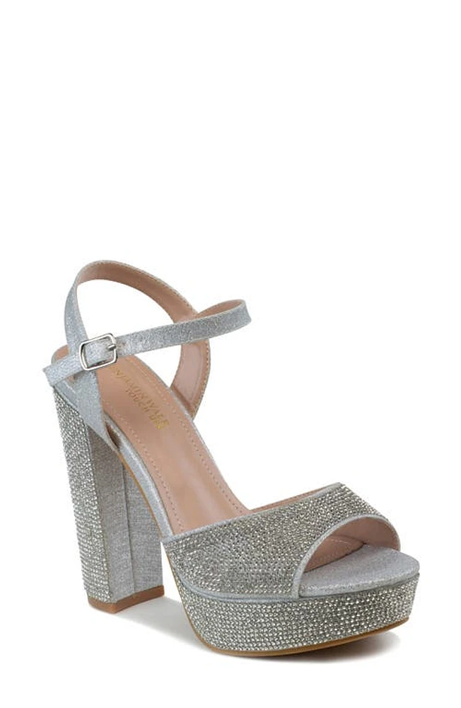 Touch Ups Lynx Water Resistant Platform Sandal Silver at Nordstrom,