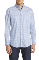 Peter Millar Airlie Microcheck Stretch Button-Down Shirt at Nordstrom,