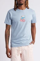 Vans Spilled Warp Cotton Graphic T-Shirt Dusty Blue at Nordstrom,