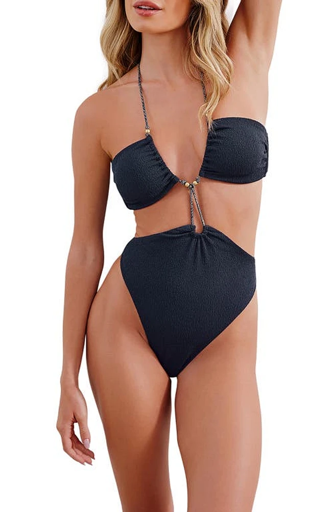 ViX Swimwear Firenze One-Piece Swimsuit Blue Ocean at Nordstrom,