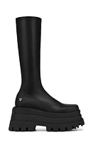 NAKED WOLFE Sin Platform Tall Boot Black Stretch at Nordstrom,