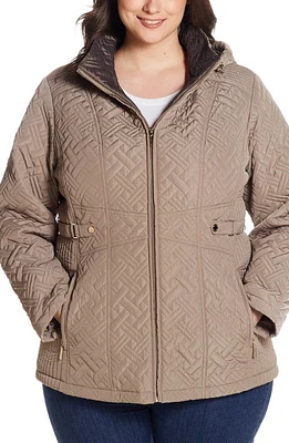 Gallery Quilted Jacket with Removable Hood at Nordstrom,